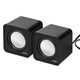 6W USB Silver&Svart Audiocore AC870 B datorhögtalare