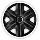 Universal navkapslar 15" NRM FAST LUX vit 4 st