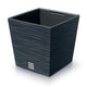 Prosperplast Furu Square Low blomkruka med insats DFS300-S433 - antracitfärgad