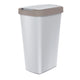 KEDEN COMPACTA Q 45 liter papperskorg NSAB45-WG5C_427C - ask med ljusbrun ram