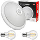 Plafond med PIR-sensor Maclean, tak, med LED-ljuskälla, 2x max. 40W, E27, 220-240V~ 50/60Hz, MCE324 + 2xMCE268