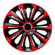 Universal navkapsel 14" NRM Extra Strong röd/svart 1 del