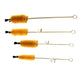 Flaskborstset Starmann, naturborst, bomull, 3 delar