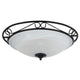 Rabalux Athens Ceiling Lamp, Modern Black Metal Design with 3xE27 Bulbs – Stylish and Elegant Lighting Fixture