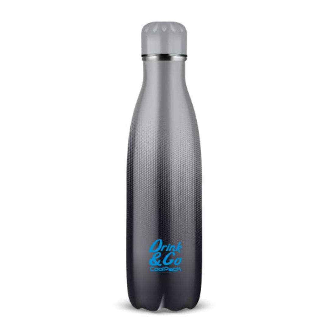Coolpack termoflaska, 0,5L, rostfritt stål, grå, Drink & Go Z04511