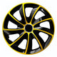 Universal navkapsel 17'' NRM Stig Extra guld/svart 1 del