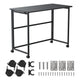 Maclean fällbart bord skrivbord, svart, mobil, skiva 100x50cm, max. 50kg, MC-1250 B