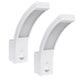 Maclean rörelsesensor LED-lampa, PIR rörelsesensor, vit, 10W, IP54, 750lm, neutralvit (4000K) MCE244 W