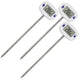 Livsmedelstermometer/sond, GreenBlue, sondlängd 15 cm, temperaturområde -50°C till +300°C, noggrannhet 0,1°C, GB382, 3 st