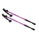 Nordic Walking-stavar i aluminium, 65–135 cm, teleskopiska, lila