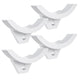 Maclean LED-lampa med rörelsesensor, PIR-sensor, vit, 10 W, IP54, 800 lm, MCE290 W, 4 st