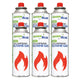 6 gaspatroner à 227 g GreenBlue. Certifikat: Pi 0875, uppfyller standarden EN417, butan, användningstemperatur -10 °C till +40 °C, GB227
