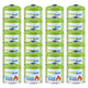 24 st. GreenBlue-gaspatroner à 500 g. Certifikat: Pi 0437, uppfyller EN417, butan-propan, användningstemperatur -10 °C till +40 °C, gängad ventil 7/16'' GB499