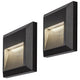 Rabalux-lampa, väggmonterad, utomhus, LED 4 W, antracit, Trento, 2 st.