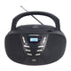 Blaupunkt-boombox, CD/MP3/USB/AUX, LCD-skärm, klocka med väckningsfunktion, FM-radio, BB7BK