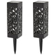 Mora solcellslampa, 2 lm, skyddsklass IP23, färg: svart, LED 0,16 W, 8949, 2 stycken