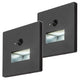 Lunca LED-lampa 1 W IP20 svart 3000, 4500, 6500 K rörelsesensor, ljussensor, 77197, 2 stycken