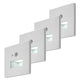 Lunca LED-lampa 1 W IP20 vit 3000, 4500, 6500 K rörelsesensor, ljussensor, 77198, 4 stycken