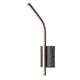 Inomhusvägglampa Tilmann, gunmetal, LED 10 W, 550 lm, 4000 K, H 36 cm, IP44, beröringsstyrd, 75 000