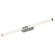 Tenebra vägglampa för inomhusbruk, LED 8 W, 1000 lm, 4000 K, L 60 cm, IP44, krom, 75095