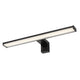 Badrumsvägglampa, Seyra, LED 8 W, 4000 K, 650 lm, L 40 cm, svart, IP44, 75112