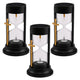Solcellsdrivet gravljus, Evighetens timglas, LED 0,08 W, drifttid 20 000 timmar, maxljusstyrka 3 lm, 77199, Znicz-lux, 3 stycken