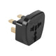 Lechpol QZ36 Universal Travel Adapter Plug AU/US/EU till GB/UK Adapter Power Adapter Mains Plug Adapter