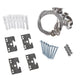 LED4U LD159 LED Panel Takmonteringstillbehör Set Rope Wall Plug Screw Cable Bracket Clamp