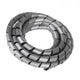 Maclean Kabelskydd, maskering, (20,4*22mm), 3m, silverspiral, MCTV-687S