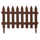 Garden Fence PROSPERPLAST Garden Classic IPŁSU R222 brun