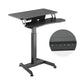 Elektriskt skrivbord, bord, arbetsstation, höj- och sänkbart, Maclean MC-835 maxhöjd 122cm max 37 kg - för sittande och stående arbete