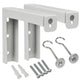 Maclean MC-923 Set med 2 hängare för projektionsskärmar, max. belastning 25 kg (för set), stål