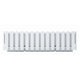 Boardee Fencycase balkonglåda vit DDEF600-S449