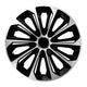 Hattar 16" NRM EXTRA STRONG SILVER BLACK silver och svart 4 st.