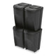 Keden Sortibox Avfallssepareringssystem 4x35L Set Avfallssepareringskärl Återvinning Återvinningskärl Avfallssorteringskorgar Plastsoptunnor