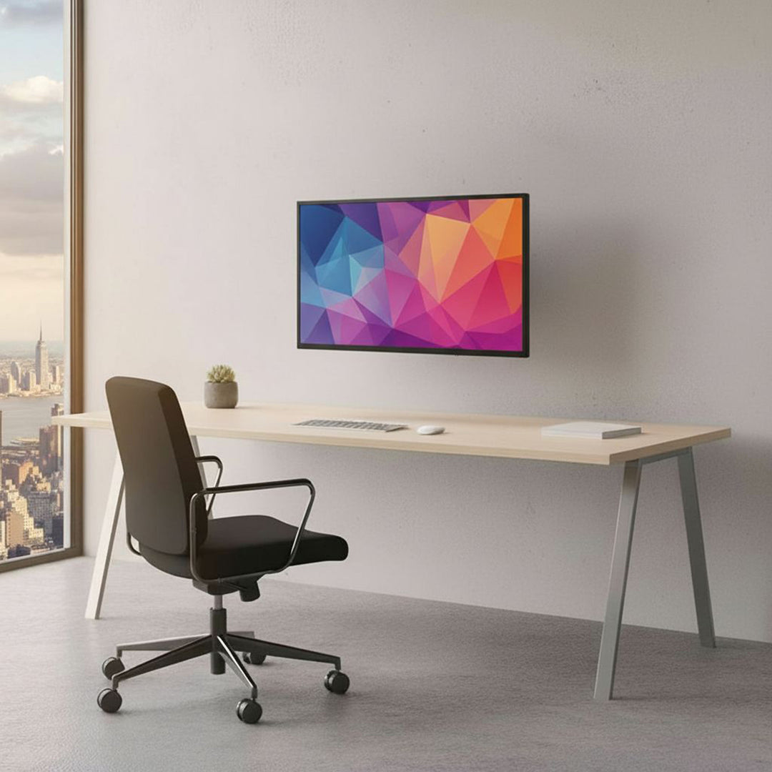 Maclean-fäste för TV eller bildskärm, universal, max vesa 200x200, 13-42", 30 kg, svart, MC-503A B