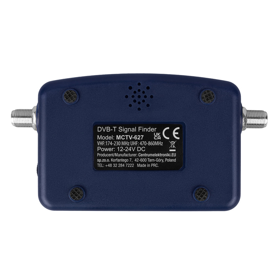 DVB-T TV-mätare Maclean MCTV-627, väska, kabel 25cm F-F