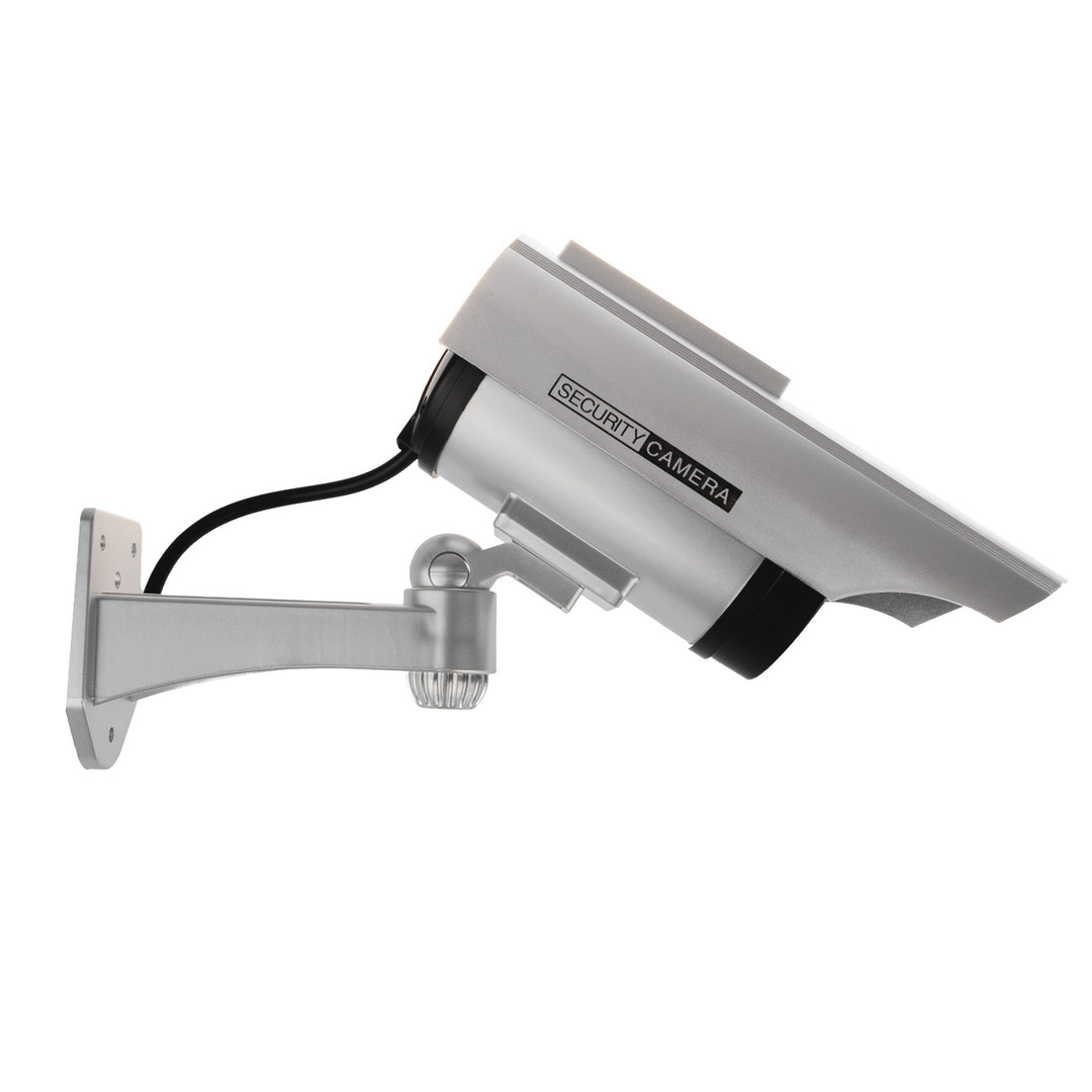 SOL1200 solar dummy-kameror blinkar silverdiod