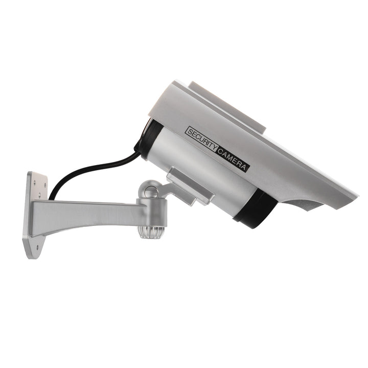 SOL1200 solar dummy-kameror blinkar silverdiod