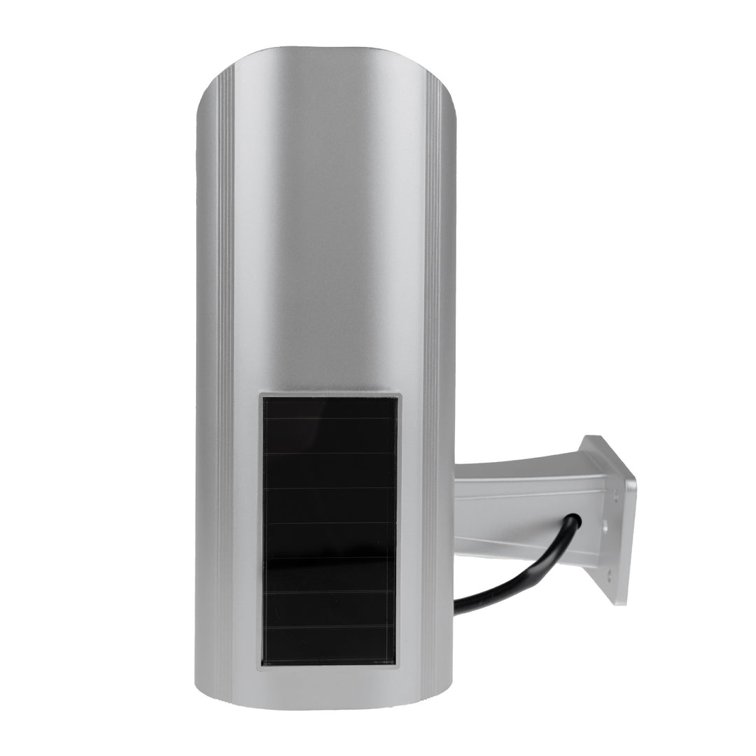 SOL1200 solar dummy-kameror blinkar silverdiod
