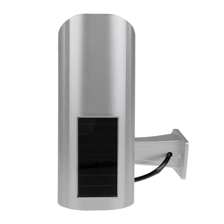 SOL1200 solar dummy-kameror blinkar silverdiod