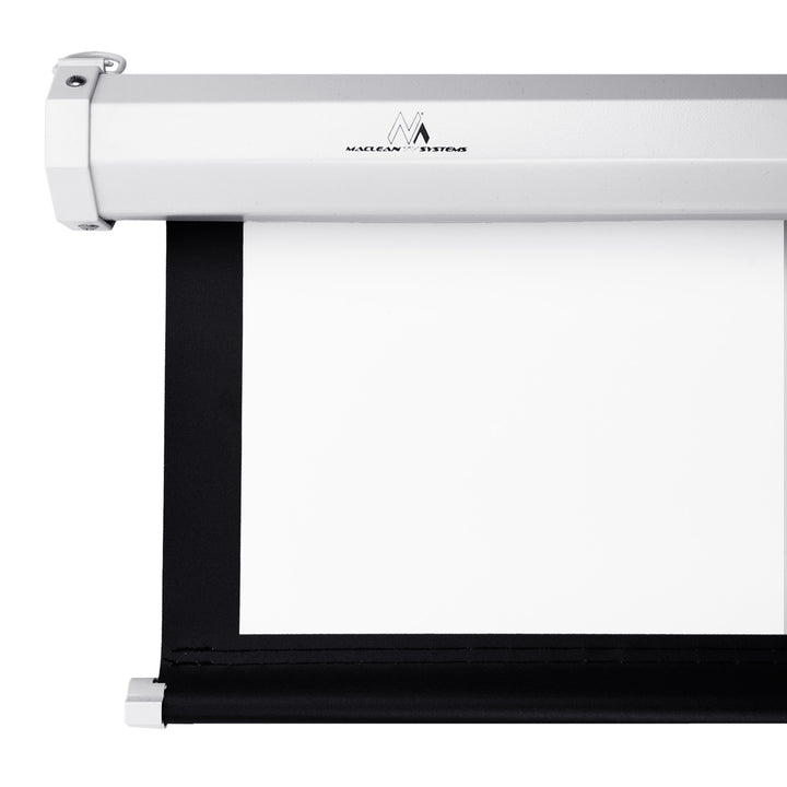 Maclean-projektionsduk, auto-lock, mattvit, vägg- eller takmontering, 100 tum, 4:3, 200 x 150 cm, MC-594