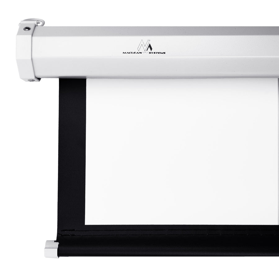 Maclean-projektionsduk, auto-lock, mattvit, vägg- eller takmontering, 100 tum, 4:3, 200 x 150 cm, MC-594