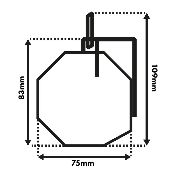 Maclean-projektionsduk, auto-lock, mattvit, vägg- eller takmontering, 100 tum, 4:3, 200 x 150 cm, MC-594