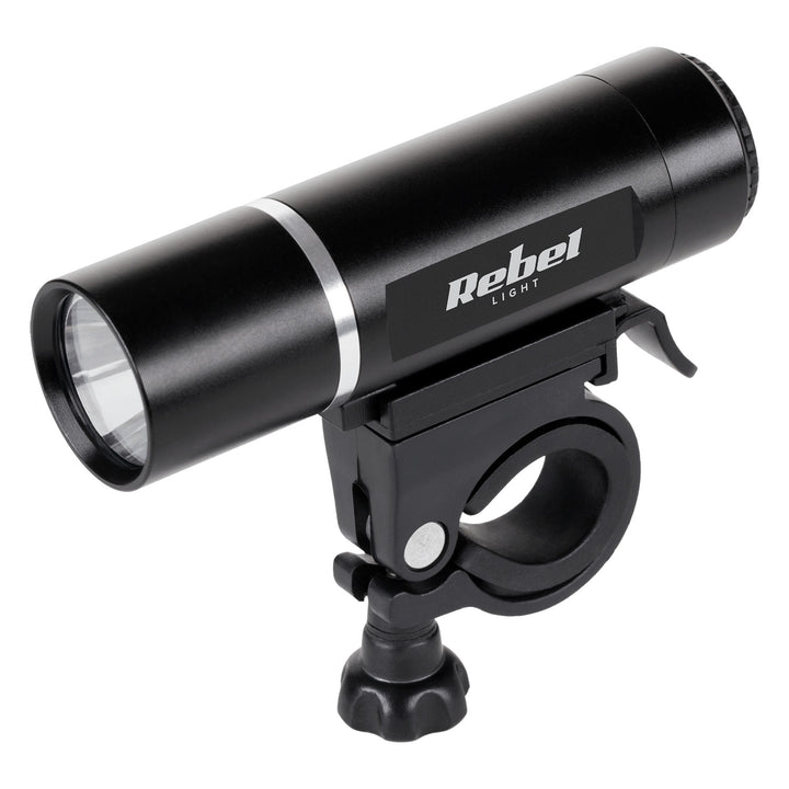 Cykelbelysning URZ0015 fram 1x LED 3W + bak 3x LED batteridrift Rebel