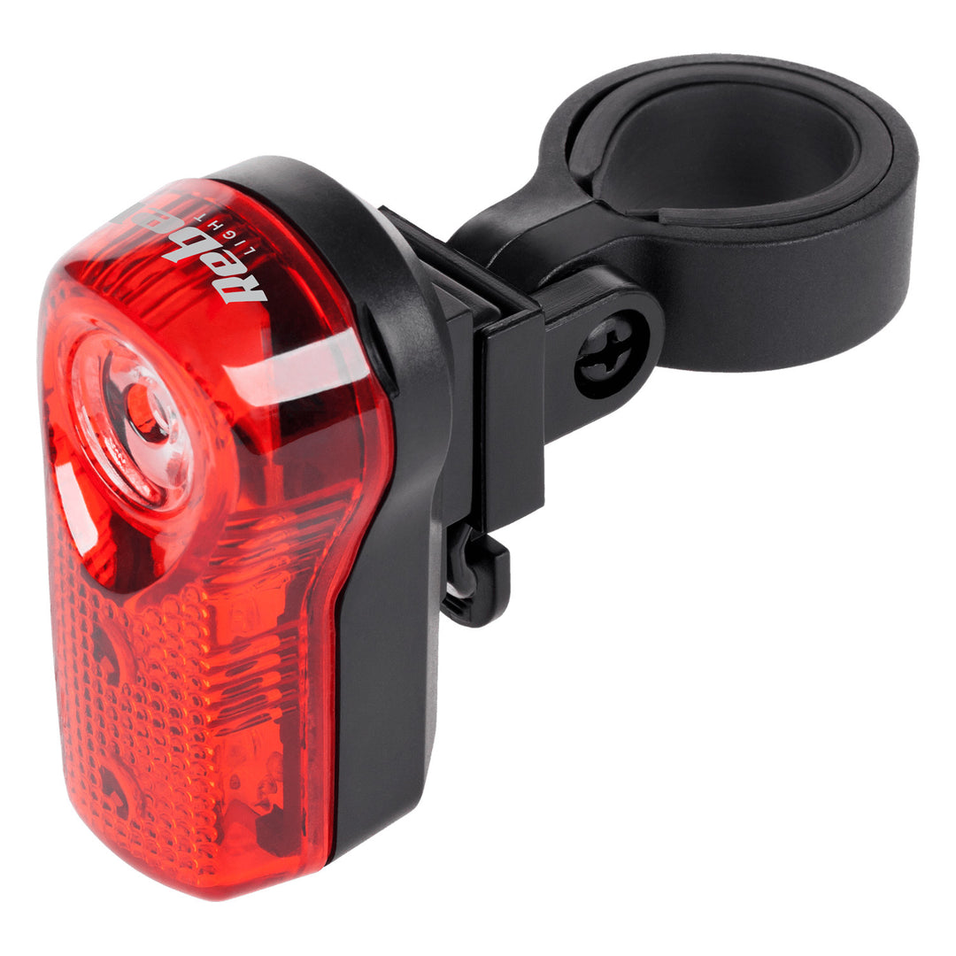 Cykelbelysning URZ0015 fram 1x LED 3W + bak 3x LED batteridrift Rebel