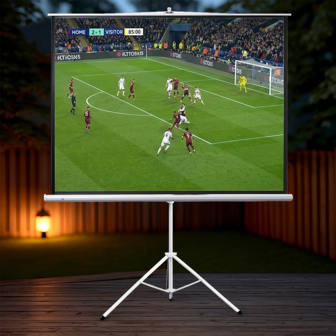 Maclean-projektionsduk, 120 tum i diagonal, 240 x 180 cm, på stativ, format 4:3, MC-608