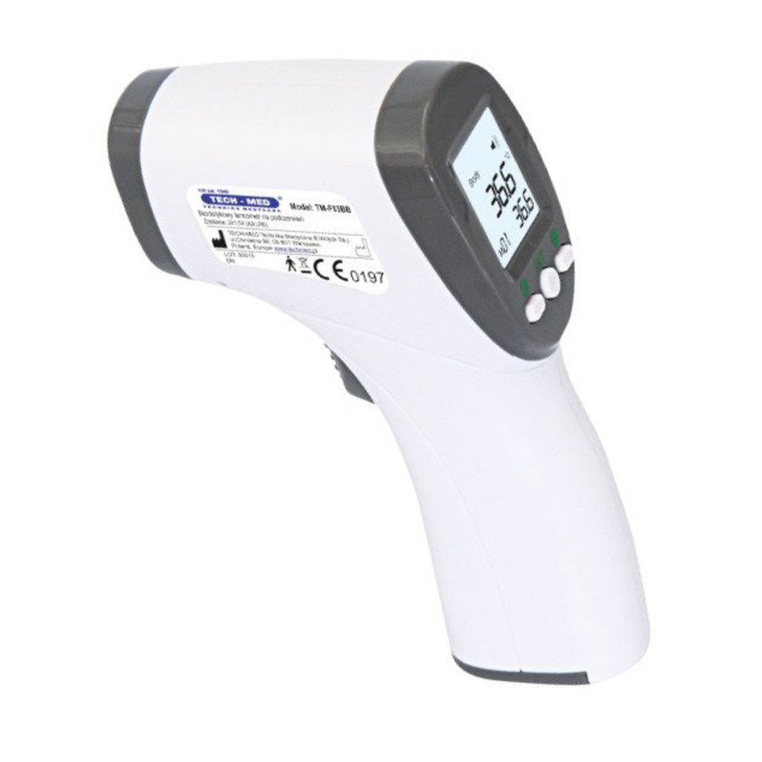 Tech-Med beröringsfri termometer, LCD-display, minne för 32 resultat, TM-F03BB