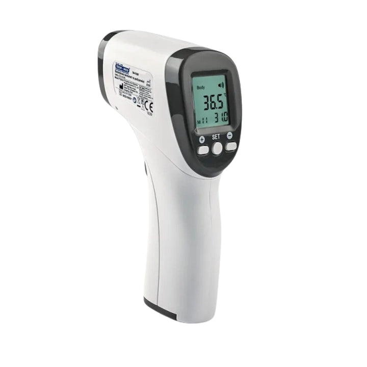 Tech-Med beröringsfri termometer, LCD-display, minne för 32 resultat, TM-F03BB