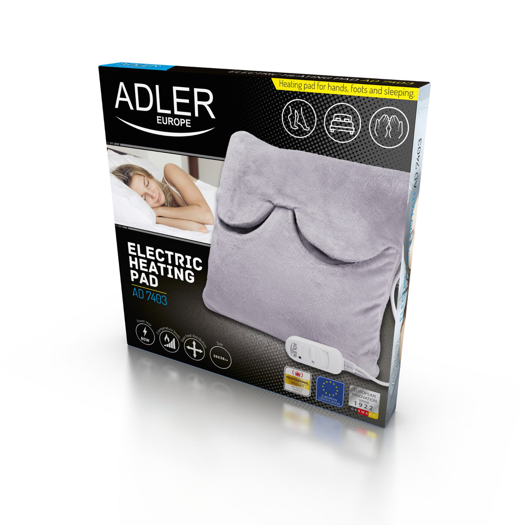 Elektrisk kudde med temperaturreglering AD7403 Adler grey